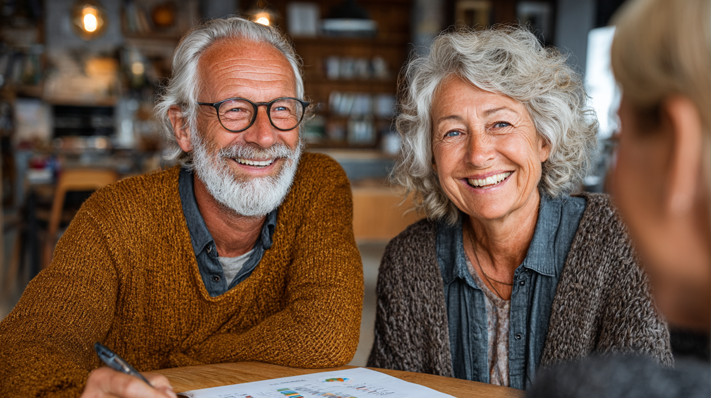 Група старших людей під час консультації з нутриціологом